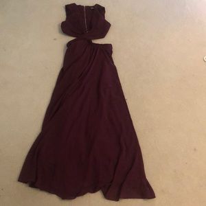 Maroon homecoming/prom dress